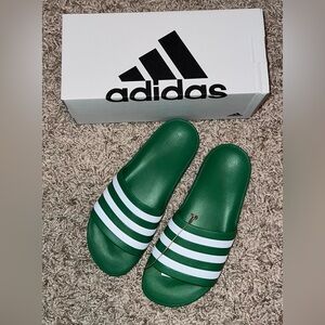 BRAND NEW!! Adidas Adilette Aqua Slides Sz - W9/M8